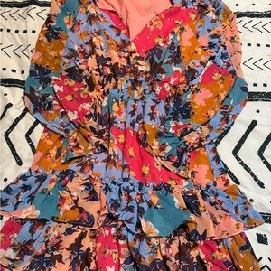 Bar lll Floral Ruffle Dress